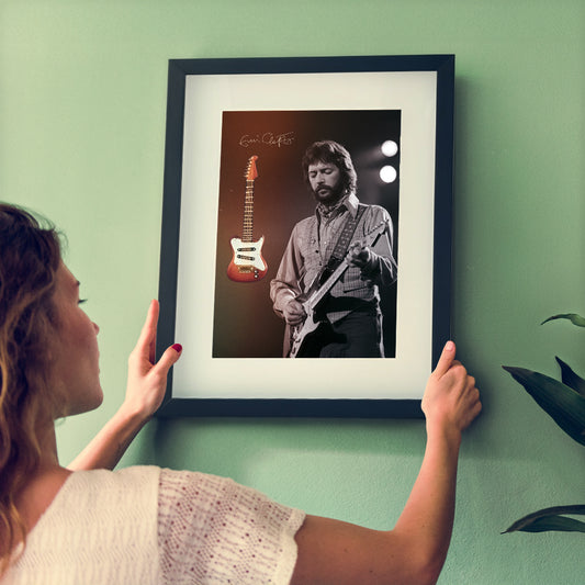 Eric Clapton - Fender Gitar 3D Model Poster