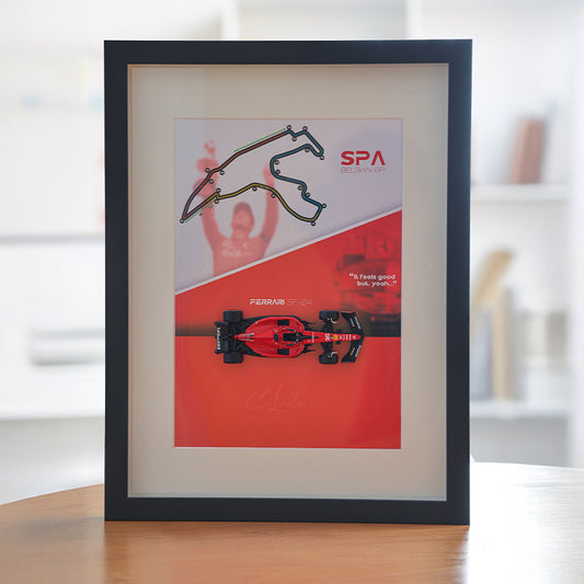 F1 Ferrari SF24 - Charles Leclerc 3D Model Poster