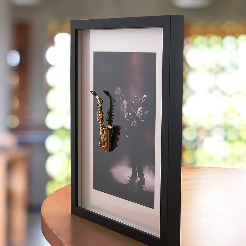Miles Davis - Saksafon 3D Model Poster