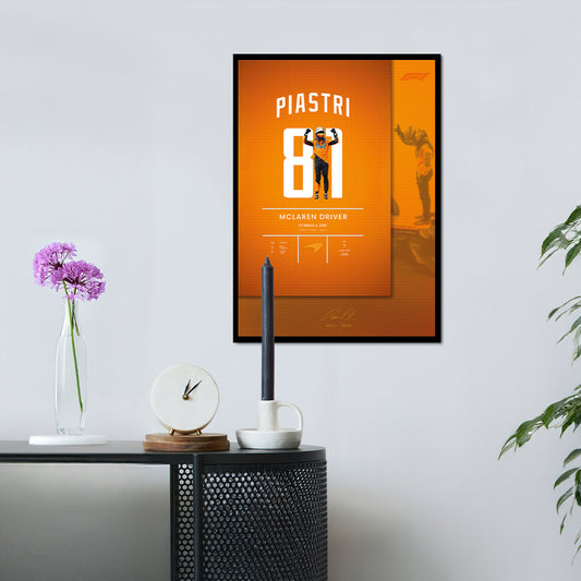 Oscar Piastri Poster