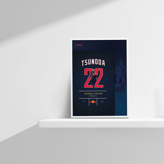 Yuki Tsunoda Poster