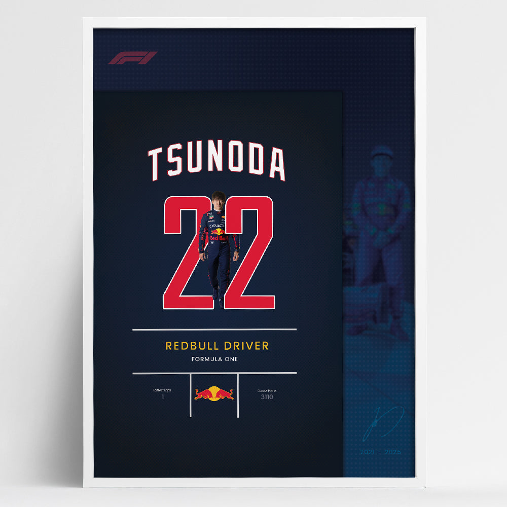 Yuki Tsunoda Poster