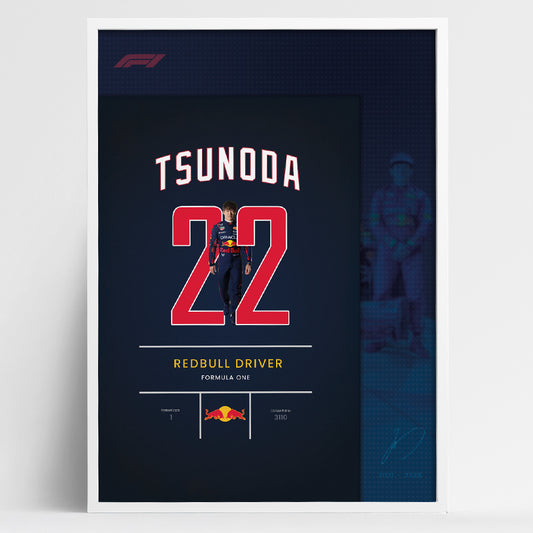 Yuki Tsunoda Poster