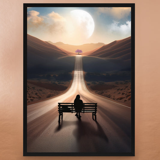 Zorluğun Sonundaki Bahar Çerçeveli Poster