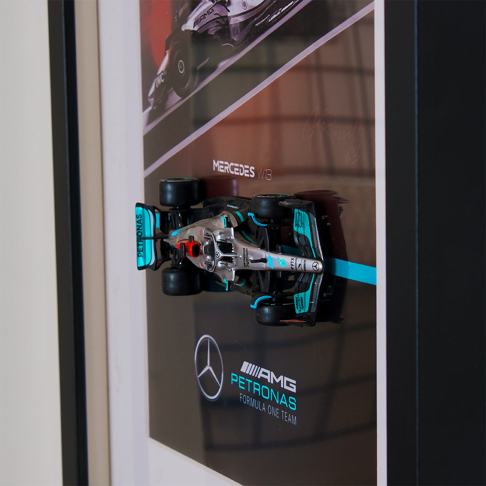 F1 Mercedes W13 - George Russell 3D Model Poster