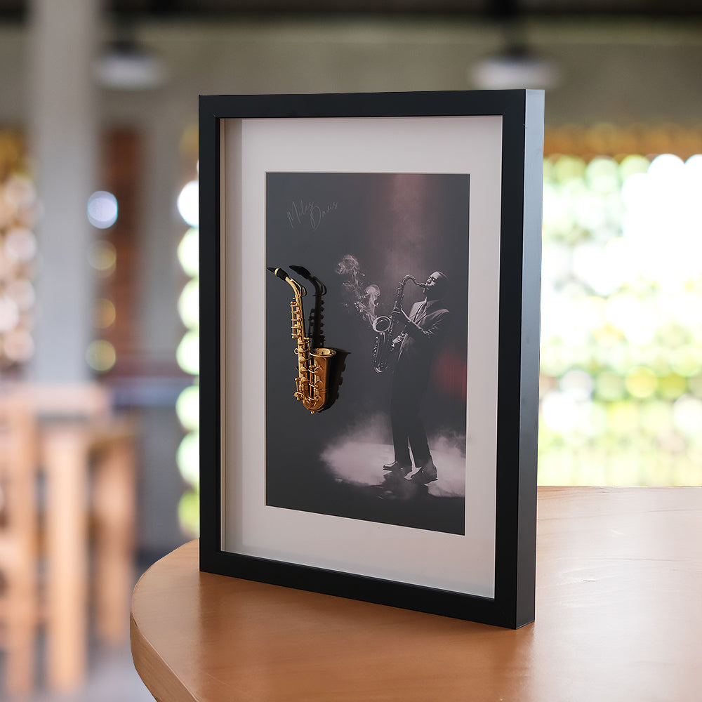 Miles Davis - Saksafon 3D Model Poster