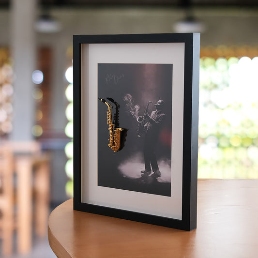 Miles Davis - Saksafon 3D Model Poster