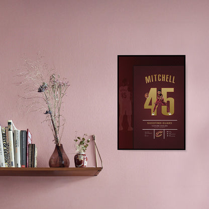 Donovan Mitchell Poster